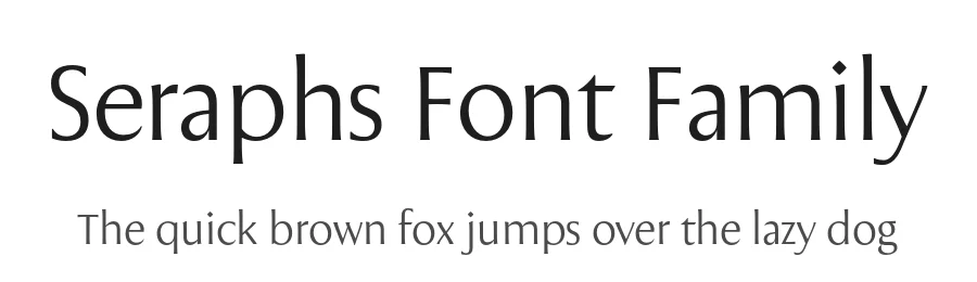 Seraphs Font Family by Show Me Fonts — Sans Serif Font