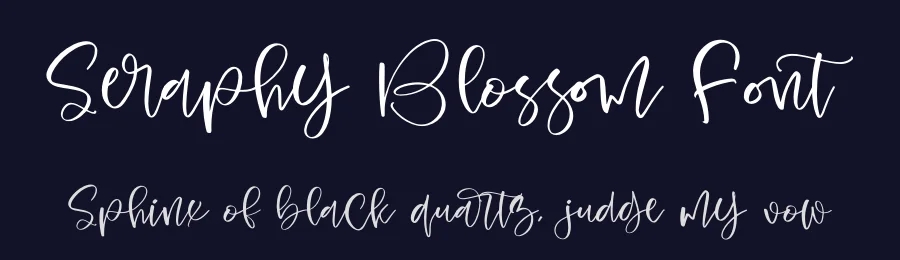 Seraphy Blossom Font by letterenastudios — Script Handwritten Font — thumbnail 2