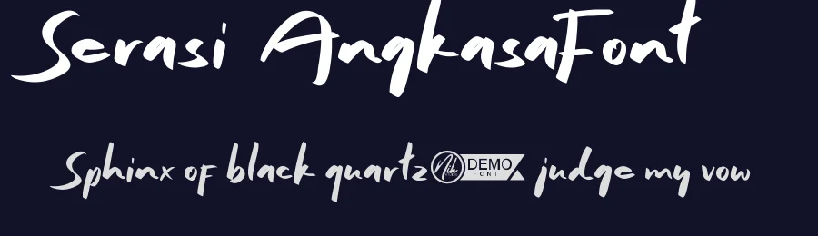 Serasi Angkasa Font by nihstudio — Script Handwritten Font — thumbnail 2