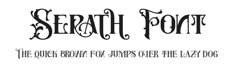 Serath Font by Thomas Aradea — Display Font