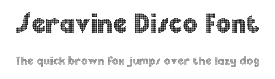 Seravine Disco Font by craftsupplyco — Display Font