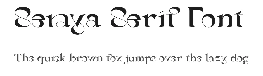 Seraya Serif Font by Dharmas Studio — Serif Font