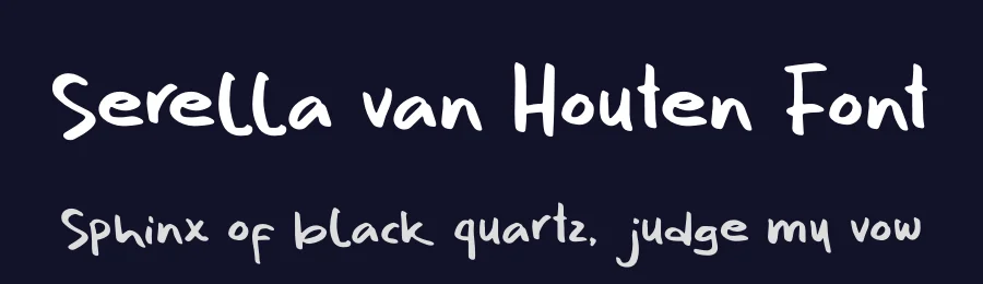 Serella van Houten Font by Denustudios — Decorative Font — thumbnail 2