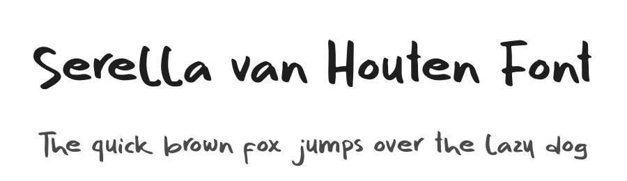 Serella van Houten Font by Denustudios — Decorative Font