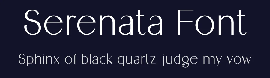 Serenata Font by Funtype — Serif Font — thumbnail 2