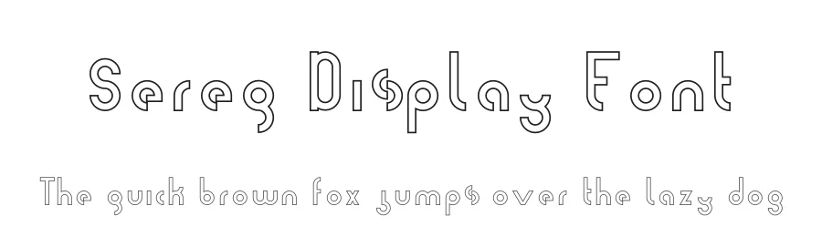 Sereq Display Font by Patryk Serkowski β Display Font