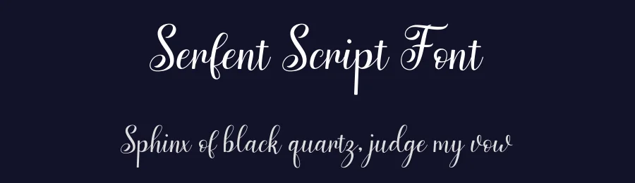 Serfent Script Font by yontype — Script Handwritten Font — thumbnail 2