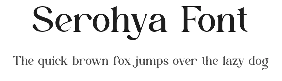 Serohya Font by ErmediaStudio — Serif Font