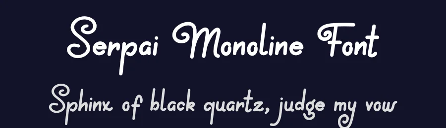 Serpai Monoline Font by Gracetypestudio — Script Handwritten Font — thumbnail 2