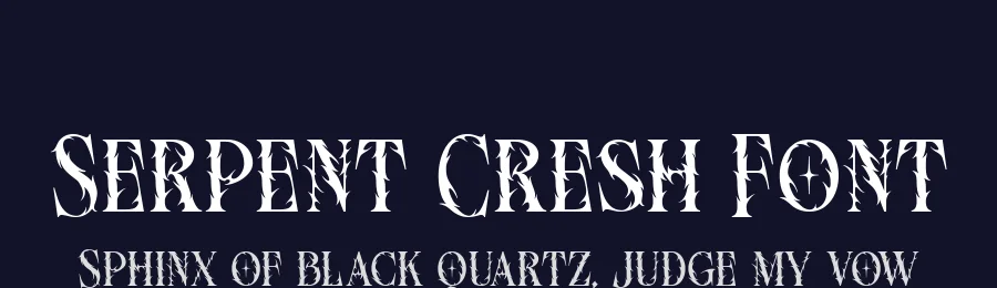 Serpent Cresh Font by alit design — Blackletter Font — thumbnail 2