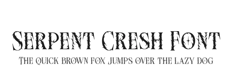 Serpent Cresh Font by alit design — Blackletter Font