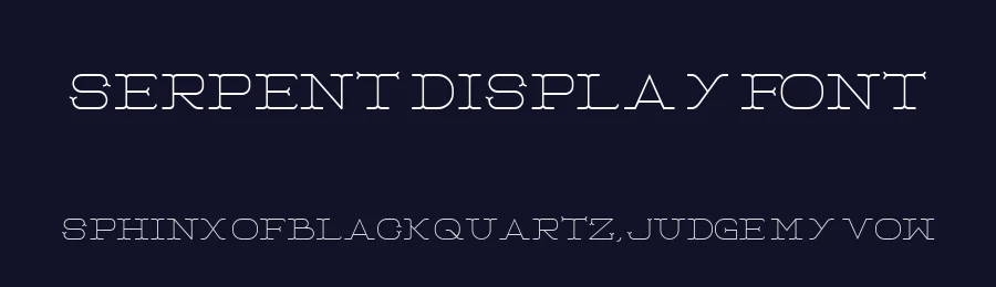 Serpent Display Font by Play Dead Studio — Serif Font — thumbnail 2