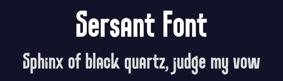 Sersant Font by Rantautype — Sans Serif Font — thumbnail 2