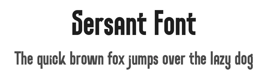 Sersant Font by Rantautype — Sans Serif Font