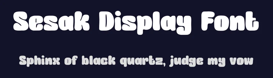 Sesak Display Font by Skytroopas — Display Font — thumbnail 2