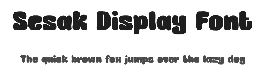 Sesak Display Font by Skytroopas — Display Font