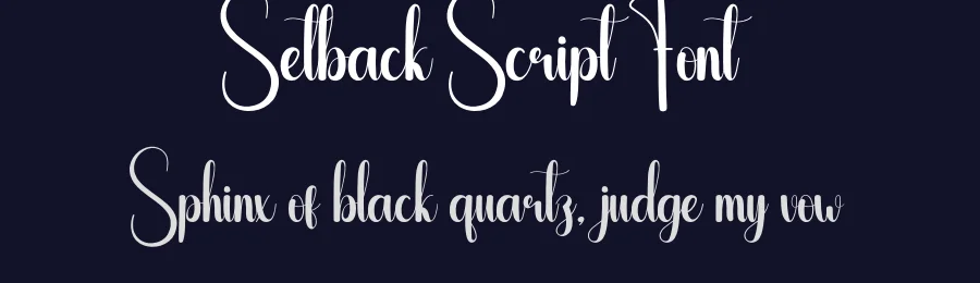 Setback Script Font by andikastudio — Script Handwritten Font — thumbnail 2