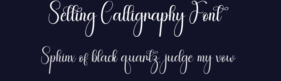Setting Calligraphy Font by andikastudio — Script Handwritten Font — thumbnail 2