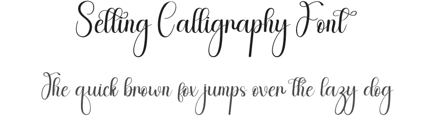 Setting Calligraphy Font by andikastudio — Script Handwritten Font