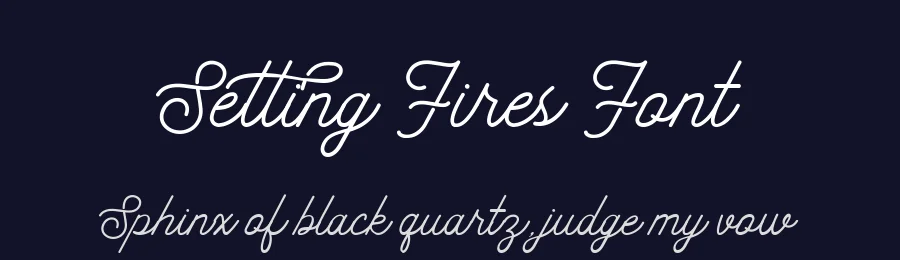 Setting Fires Font by Dharmas Studio — Decorative Font — thumbnail 2