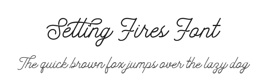 Setting Fires Font by Dharmas Studio — Decorative Font