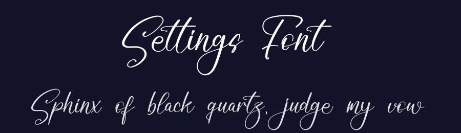 Settings Font by freshtypeink — Script Handwritten Font — thumbnail 2