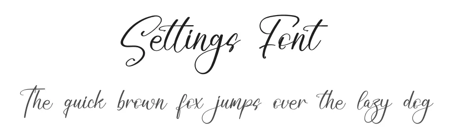 Settings Font by freshtypeink — Script Handwritten Font
