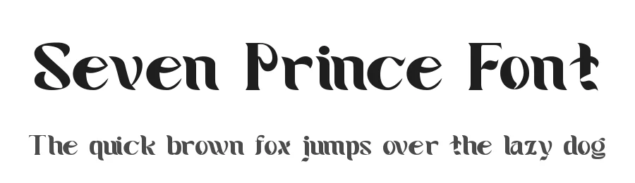 Seven Prince Font by Letternesia studio โ Display Font