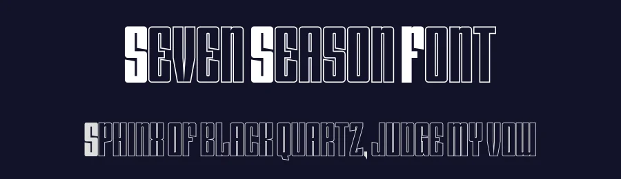 Seven Season Font by Pian45 Studio — Sans Serif Font — thumbnail 2