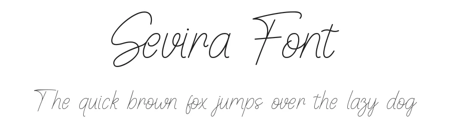 Sevira Font by SlideShoot — Script Handwritten Font