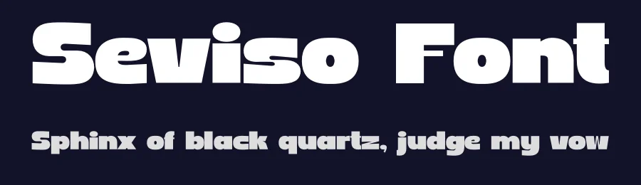 Seviso Font by Skytroopas — Display Font — thumbnail 2