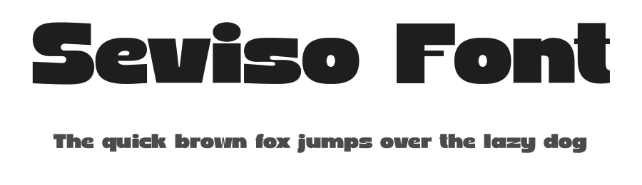 Seviso Font by Skytroopas — Display Font