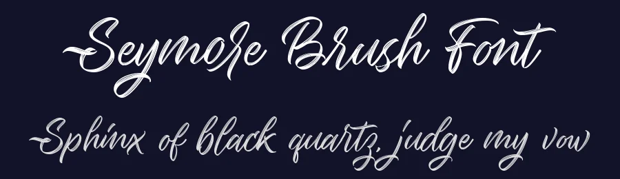 Seymore Brush Font by Type Factory — Script Handwritten Font — thumbnail 2