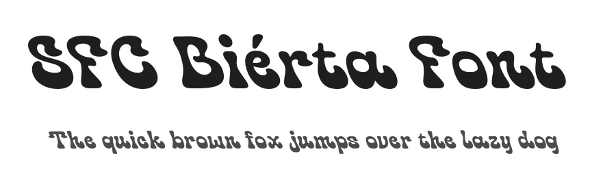 SFC BiΓ©rta Font by Skilline Supply Co. β Display Font