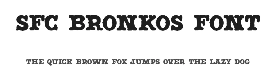 SFC Bronkos Font by Skilline Fonts Co. — Decorative Font