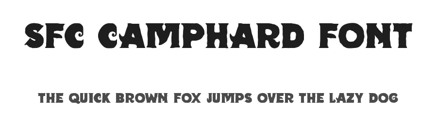 SFC Camphard Font by Skilline Supply Co. β Display Font