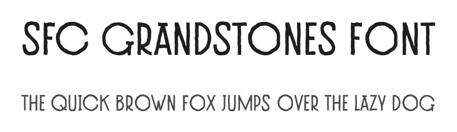 SFC Grandstones Font by Skilline Fonts Co. — Decorative Font