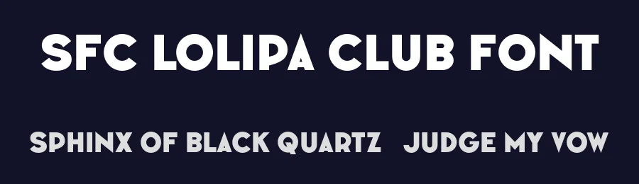 SFC Lolipa Club Font by Skilline Supply Co. — Sans Serif Font — thumbnail 2