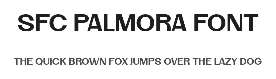 SFC Palmora Font by Skilline Supply Co. β Display Font