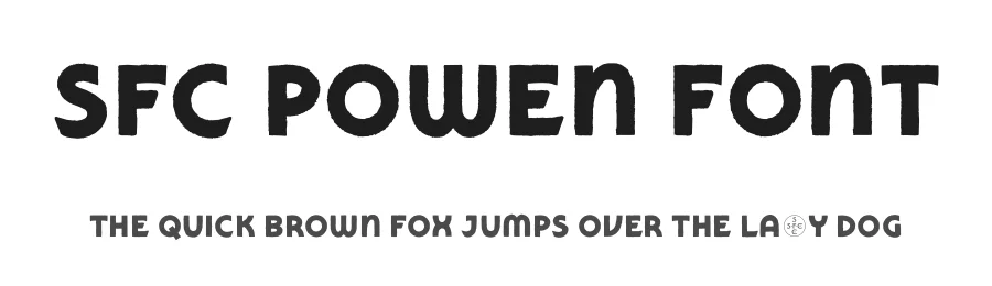 SFC Powen Font by Skilline Fonts — Sans Serif Font