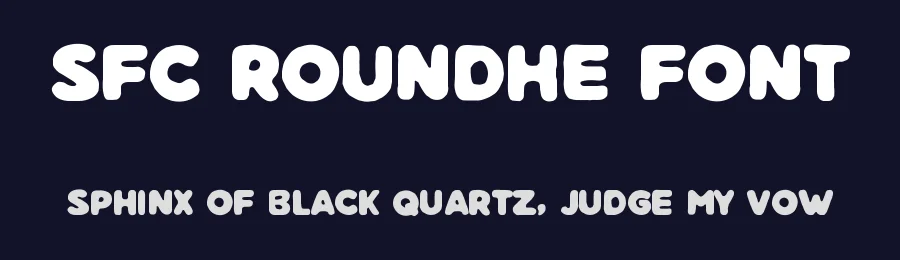 SFC Roundhe Font by Skilline Fonts — Display Font — thumbnail 2