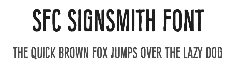 SFC Signsmith Font by Skilline Fonts — Display Font
