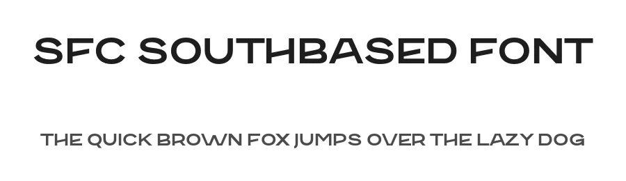 SFC Southbased Font by Skilline Supply Co. β Sans Serif Font