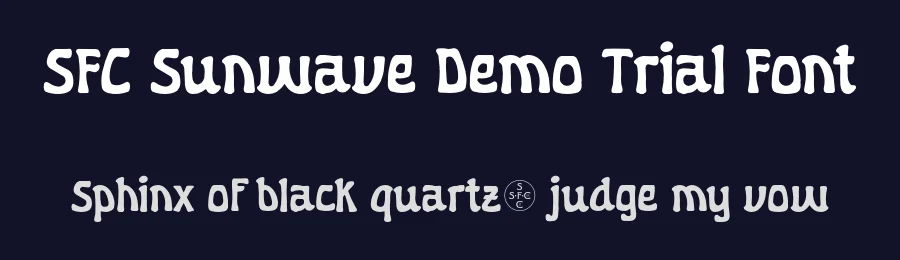 SFC Sunwave Demo Trial Font by Skilline Fonts — Display Font — thumbnail 2