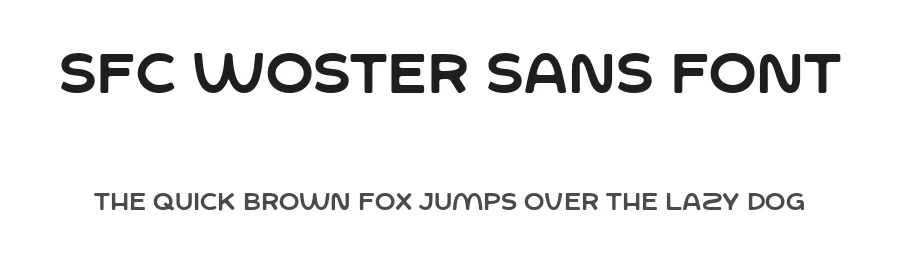 SFC Woster Sans Font by Skilline Supply Co. β Display Font