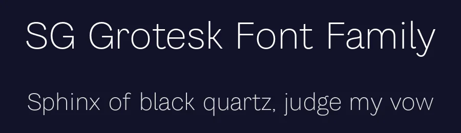 SG Grotesk Font Family by Studio Gulden — Sans Serif Font — thumbnail 2
