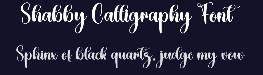 Shabby Calligraphy Font by creativeletter — Script Handwritten Font — thumbnail 2