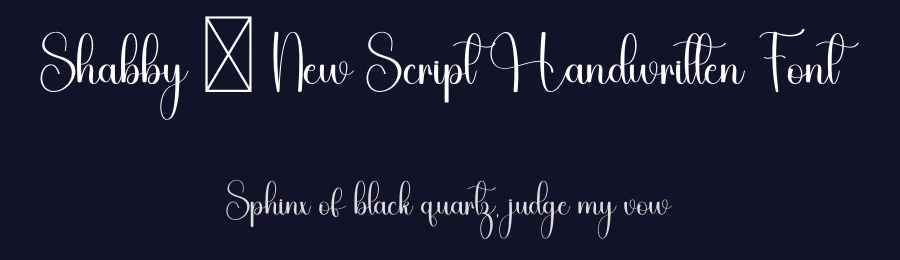 Shabby – New Script Handwritten Font by freshtypeink — Script Handwritten Font — thumbnail 2