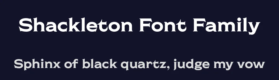 Shackleton Font Family by Fort Foundry — Decorative Font — thumbnail 2