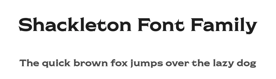 Shackleton Font Family by Fort Foundry — Decorative Font